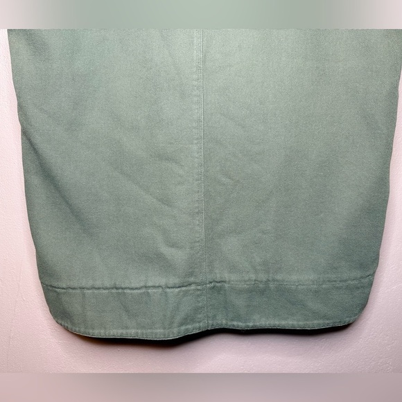 Vintage Duluth Trading Co Men's Green Zip Up Utility Vest Sherpa Lining XL Tall - Picture 10 of 16